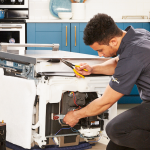Dishwasher repair in Dubai by Ali Maintenance Services technician